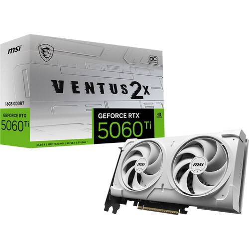 MSI エムエスアイ GeForce RTX 5060 Ti 16G VENTUS 2X OC WHITE PLUS