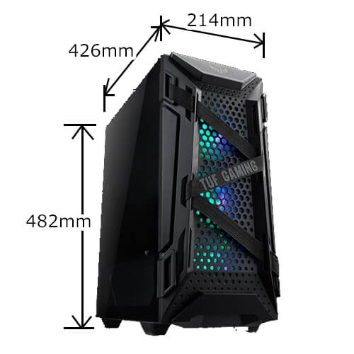 ASUS エイスース TUF Gaming GT301 Case / ミドルタワー / ATX対応