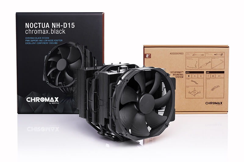 Noctua ノクチュア NH-D15 chromax.black NH-D15-CH-BK｜ツクモ公式