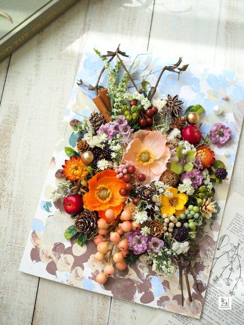 特別な日のお祝い・誕生日・サロン飾り】プリザーブドフラワー・ドライ