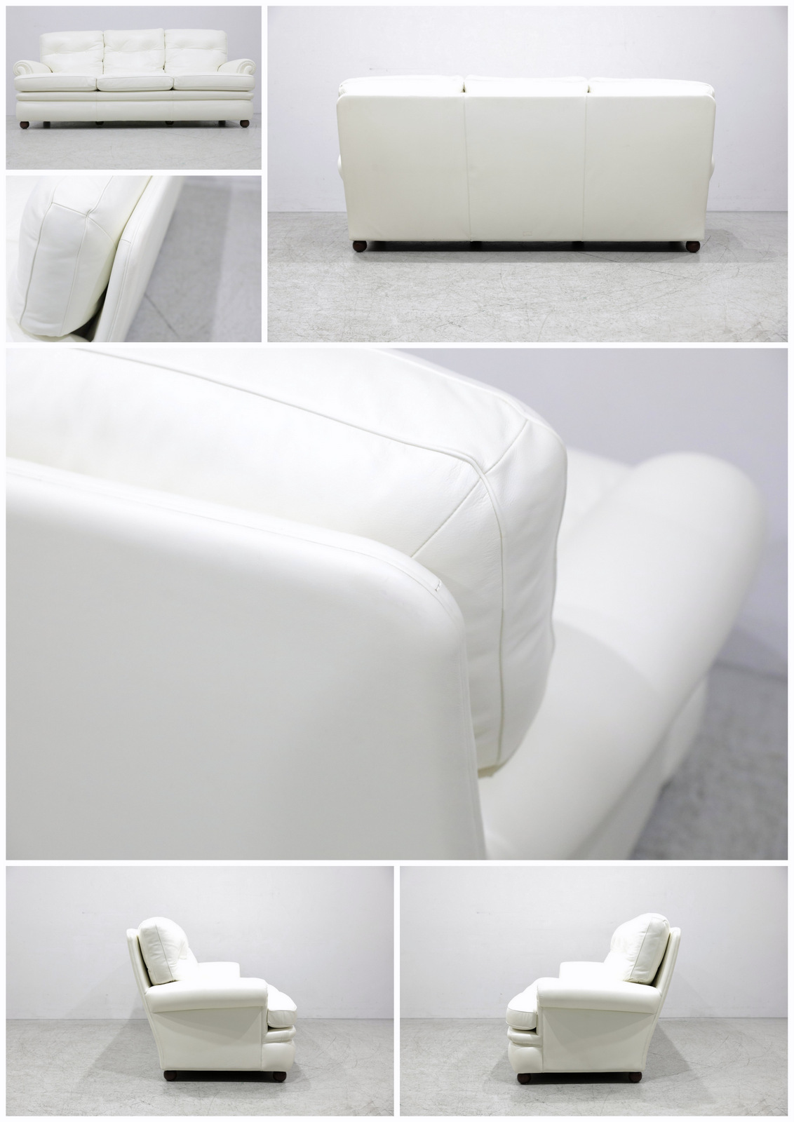 Poltrona Frau ポルトローナ・フラウ ｜ Dream ドリーム 総革 3人掛け