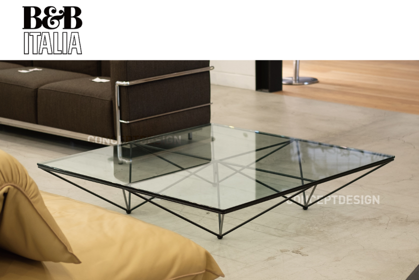 B&B Italia｜アランダ ガラステーブル（中古品） - 中古家具販売・展示