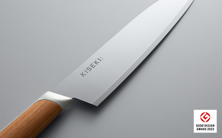 最長12ヶ月で発送】＜日本初の超硬合金包丁＞ KISEKI:三徳［ブナ