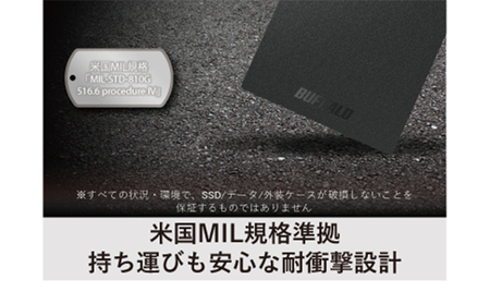 BUFFALO ポータブルSSD 2TB 外付けSSD コンパクト 持ち運び 外付け SSD