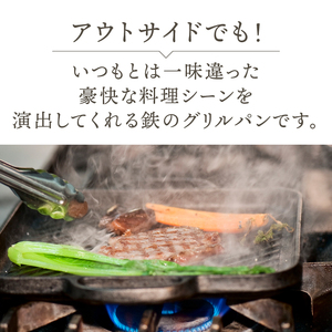 南部鉄器 鉄板グリル 27cm 【OIGEN 作】 IH調理器 伝統工芸品 鉄