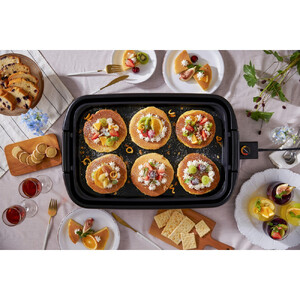 ホットプレート ワイド 2枚 約50cm アイリスオーヤマ SWHP-012-B