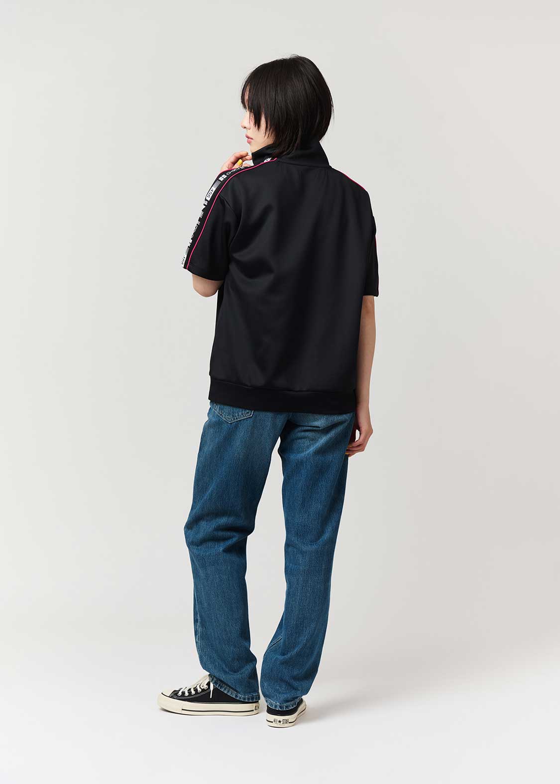 プレイヤー｜ハーフジップビッグシルエットTシャツ｜ユニセックス