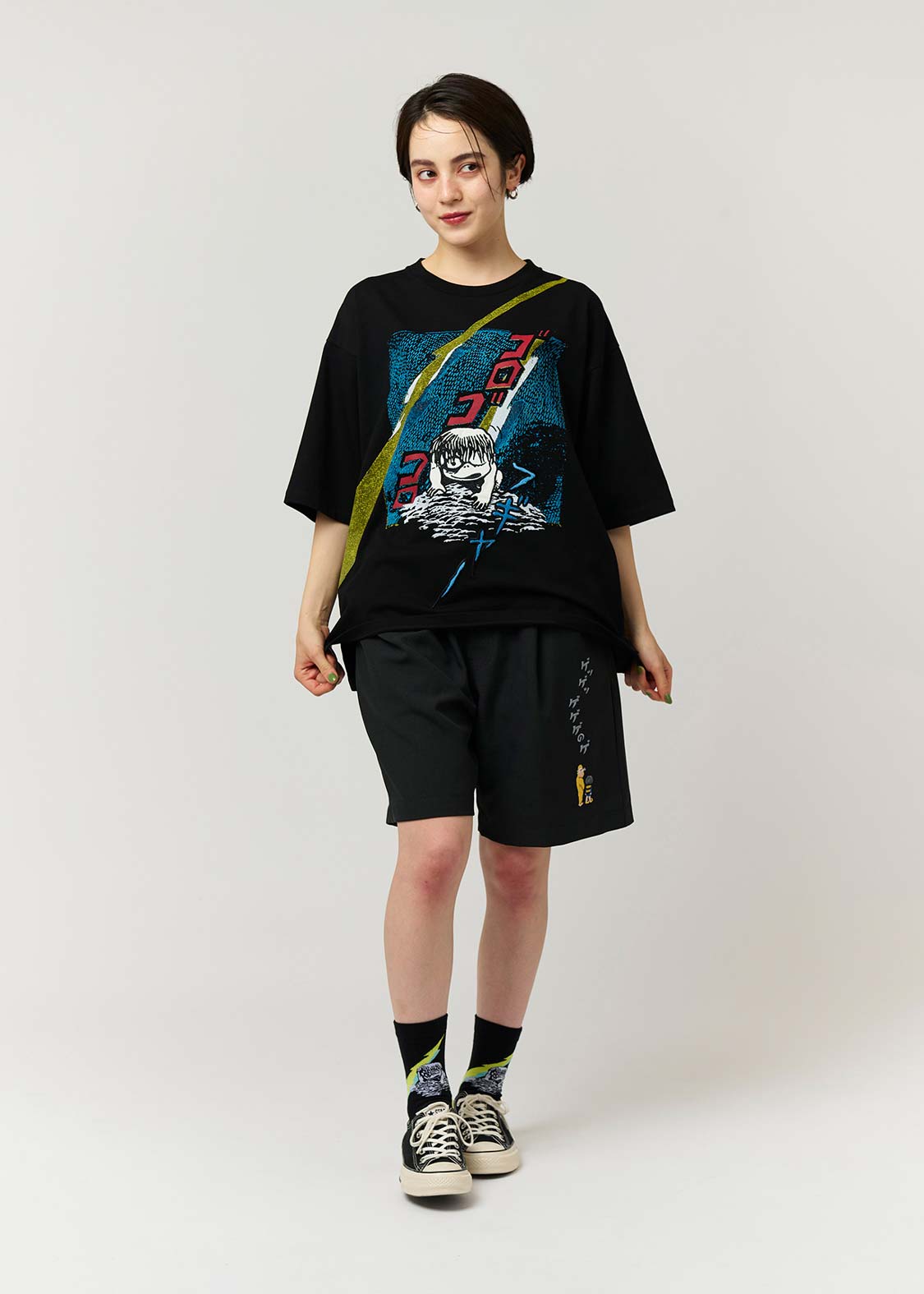 鬼太郎の誕生｜ビッグシルエットTシャツ｜ユニセックス｜グラニフ