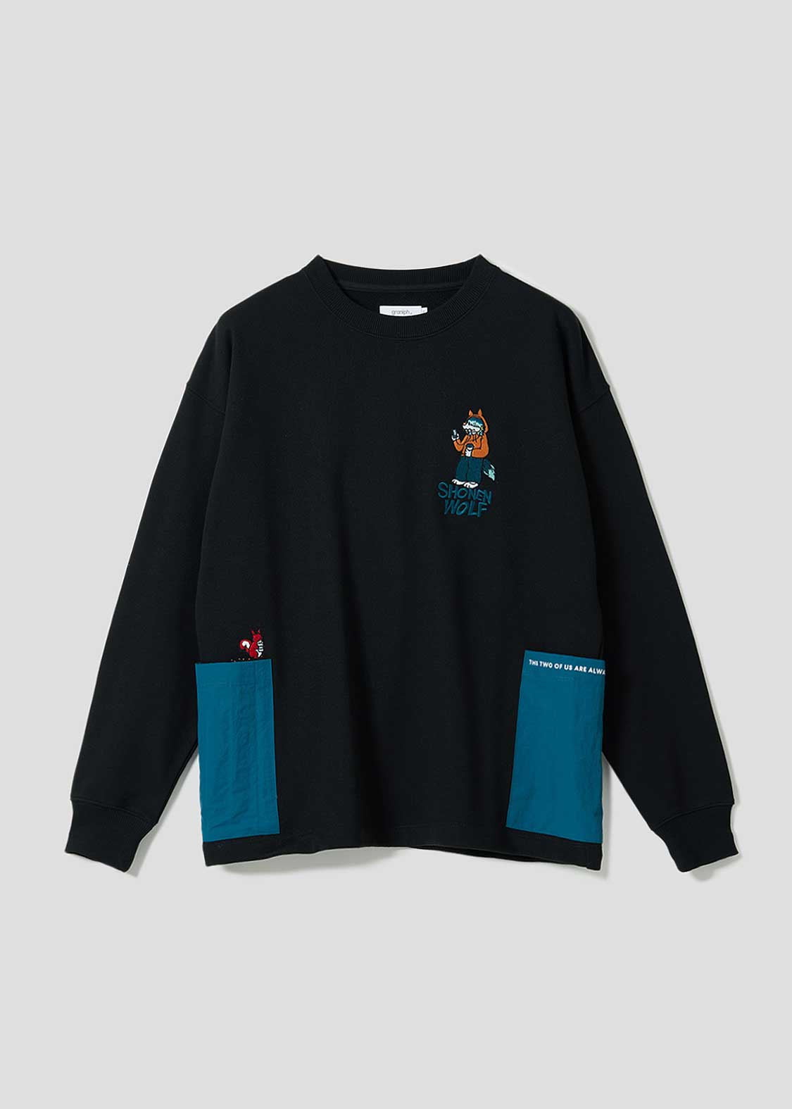 少年ウルフ｜サイドポケットスウェット｜ユニセックス｜グラニフ