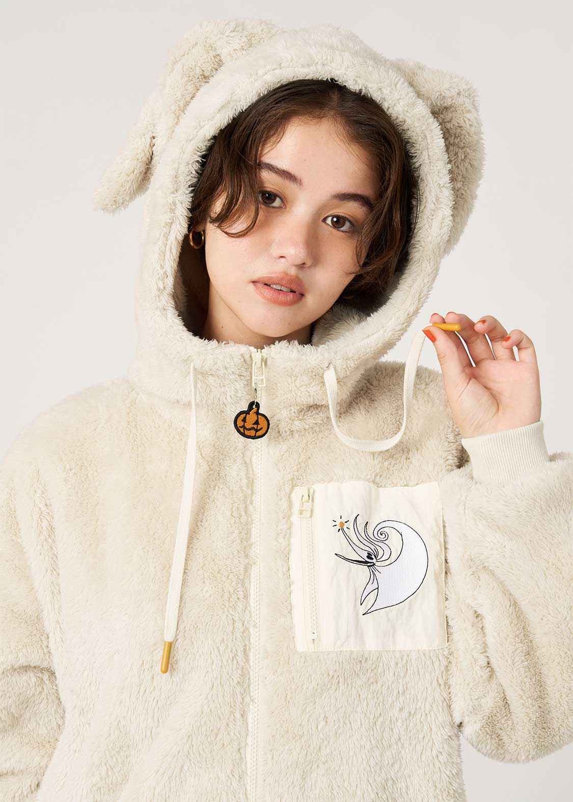 ゼロ｜ボアロングジップパーカー｜ユニセックス｜グラニフ(graniph