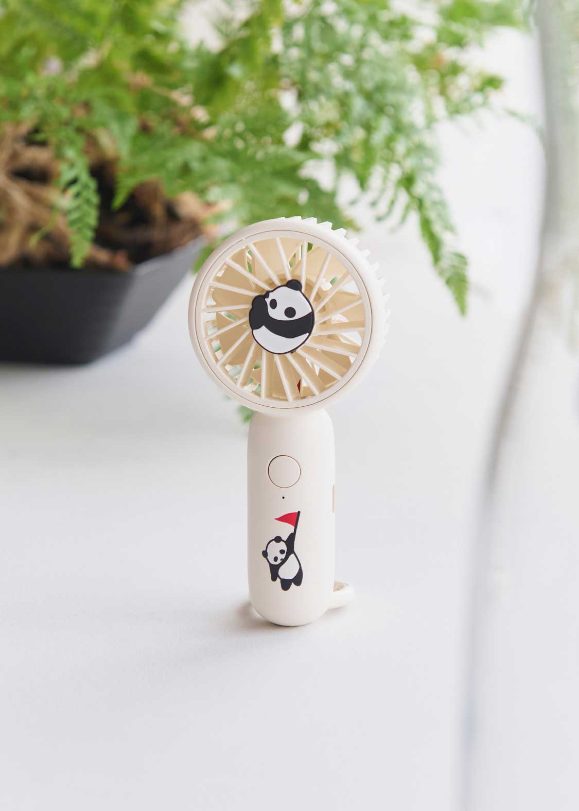 ローリングパンダズシンボリック｜ハンディファン&カラビナ｜グラニフ