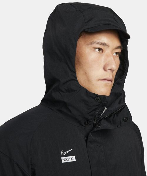 NIKE（ナイキ）の「ナイキ FC LNGR SDLN FILLED フーディジャケット