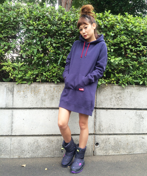 X-girl（エックスガール）の「X-girl×THE NORTH FACE Nuptse bootie