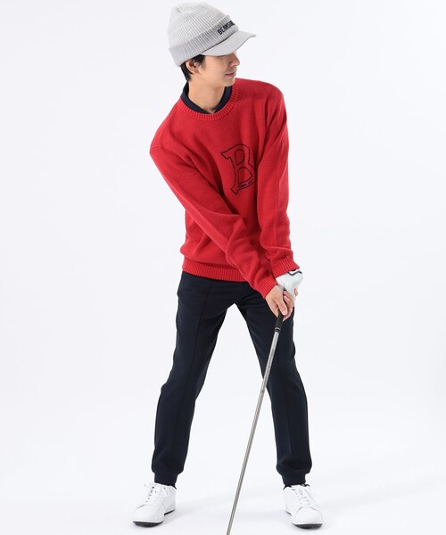 BEAMS GOLF（ビームスゴルフ）の「ORANGE LABEL / Bマーク ニットプル