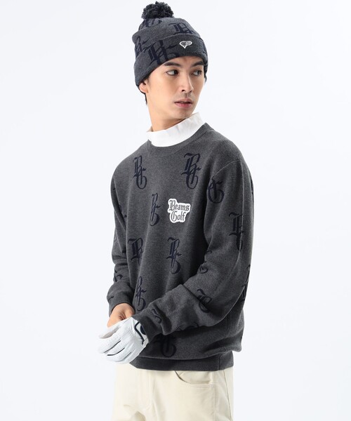 BEAMS GOLF（ビームスゴルフ）の「〈MEN〉ORANGE LABEL / NYロゴ 総柄
