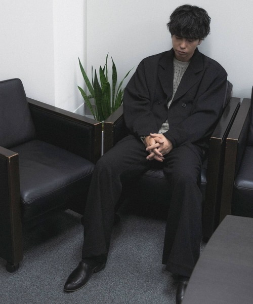 セール】『わたべ×SOP』『セットアップ対応』ツイードダブルブレスト