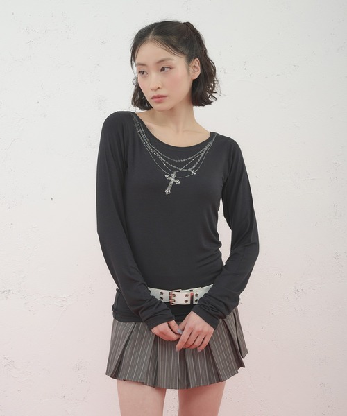 セール】【日本限定】CROSS L/S TEE / クロスロングスリーブT（Tシャツ