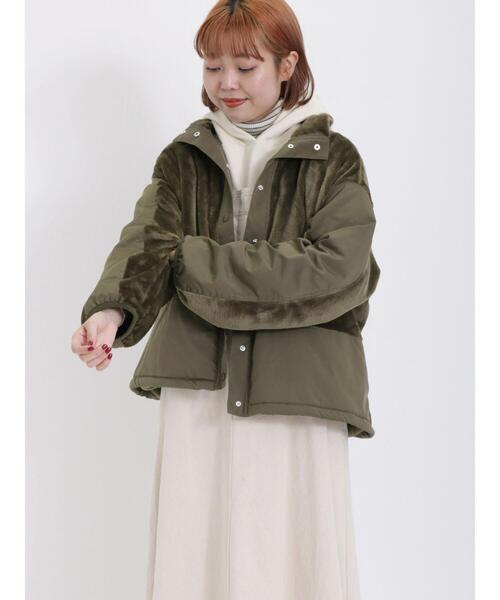 Samansa Mos2（サマンサ モスモス）の「フード取り外しボア切替