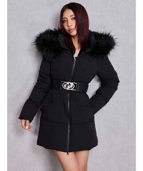 セール】GDベルト付きロングダウンコート（ダウンジャケット/コート