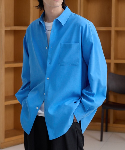 セール】ハイコンフォート フレンチフロント レギュラーカラーシャツ