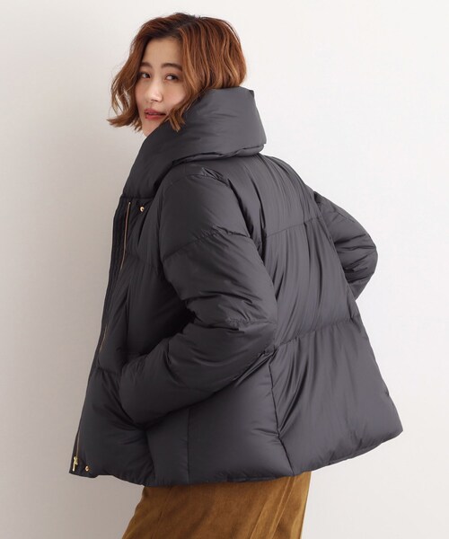 セール】【名品アウター／800FP・多機能】つつまれダウンショート