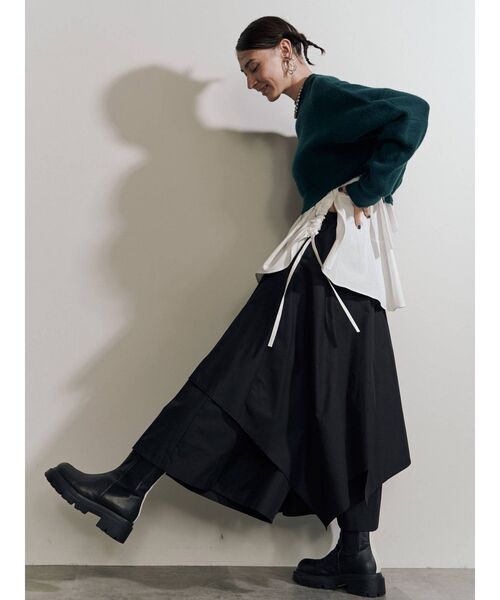 UN3D.（アンスリード）の「アシメレイヤードパンツ（その他パンツ