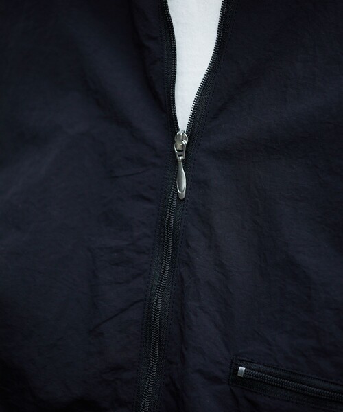 セール】NYLON HALF ZIP BLOUSON SOLID/ナイロンハーフジップブルゾン