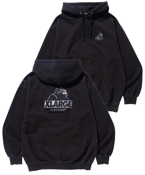 XLARGE（エクストララージ）の「OVERDYE SLANTED OG PULLOVER HOODED