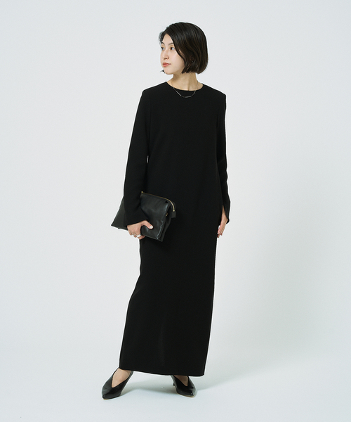 RE:ダブルクロスミニマルロングドレス7（ワンピース）｜HARDY NOIR