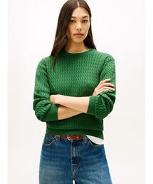 TOMMY HILFIGER｜トミーヒルフィガーのニット/セーター（グリーン