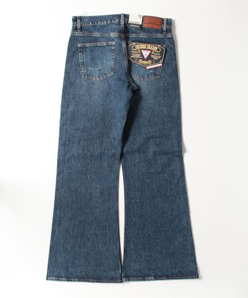 GUESS JEANS Relaxed Bootcut デニムパンツ ワイドジーンズ メンズ
