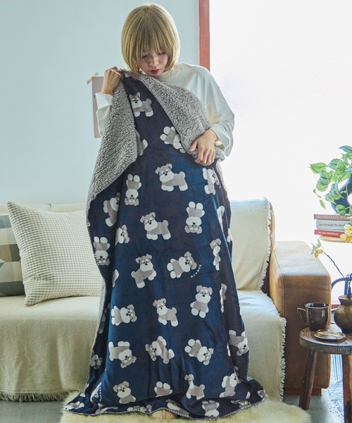 セール】スワンネルアニマルブランケット 100×140cm（ブランケット