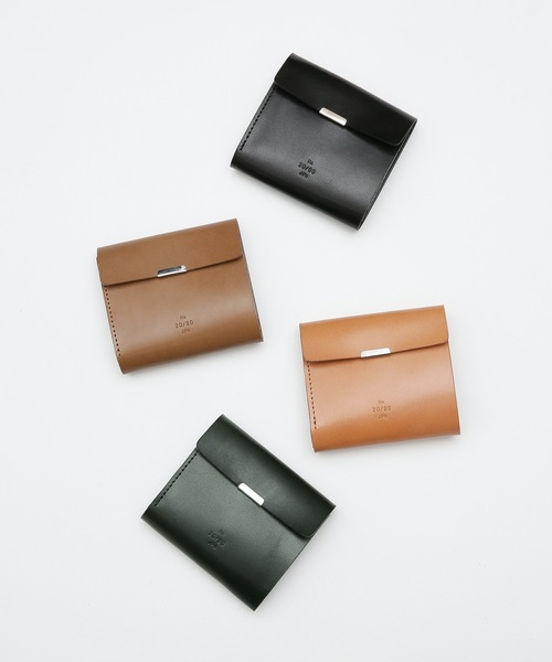 20/80】トゥエンティーエイティー/TOCHIGI LEATHER FOLDED WALLET WITH