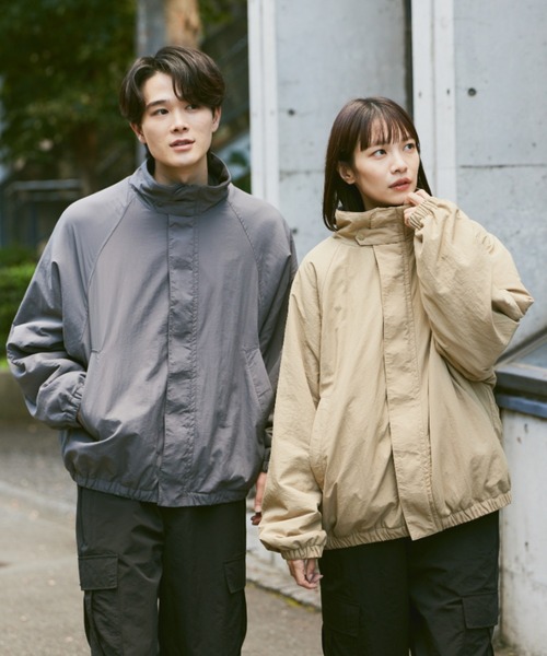 flaner（フラネ）の「Loose fleece lining blouson / ルーズ裏フリース