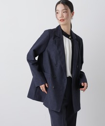 NANO universe｜ナノユニバースのテーラードジャケット（ブルー