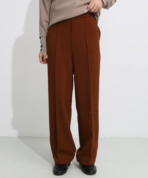 セール】【選べる丈・タイプ】ストレッチセンタープレスパンツ（その他