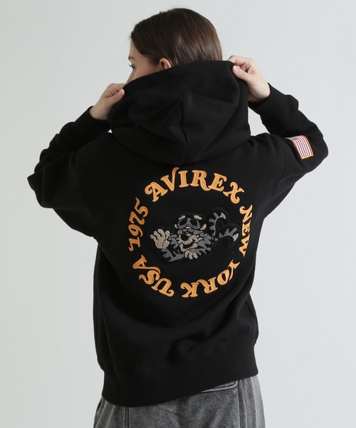 SAGARA CIRCLE LOGO TOMCAT ZIP PARKA（パーカー）｜AVIREX