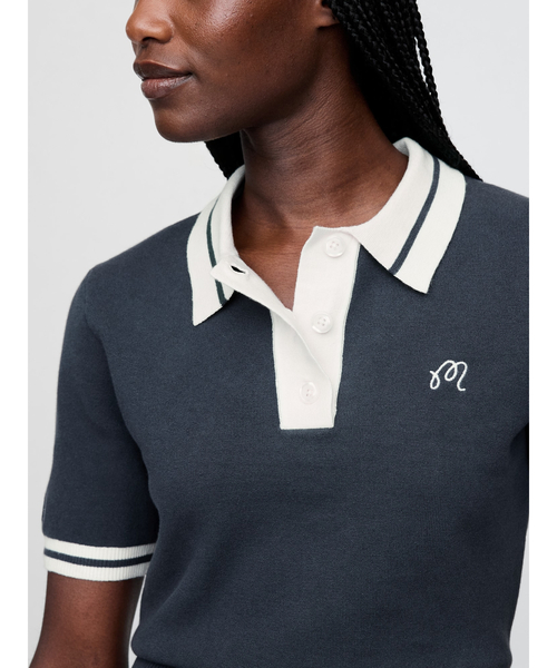 GAP（ギャップ）の「Gap × Malbon クロップド ポロセーター