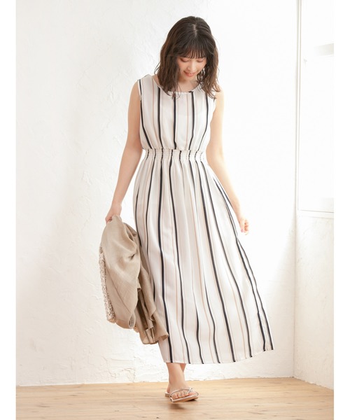 マルチカラーストライプワンピース（ワンピース）｜fifth（フィフス