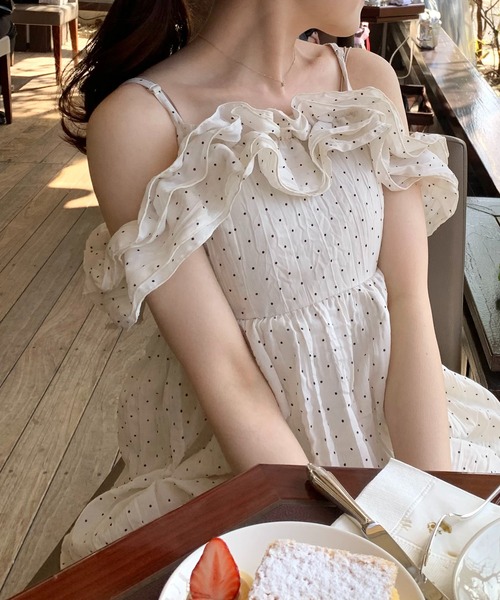 セール】【apres jour clair × gumi】アソート2WAYフリルワンピース