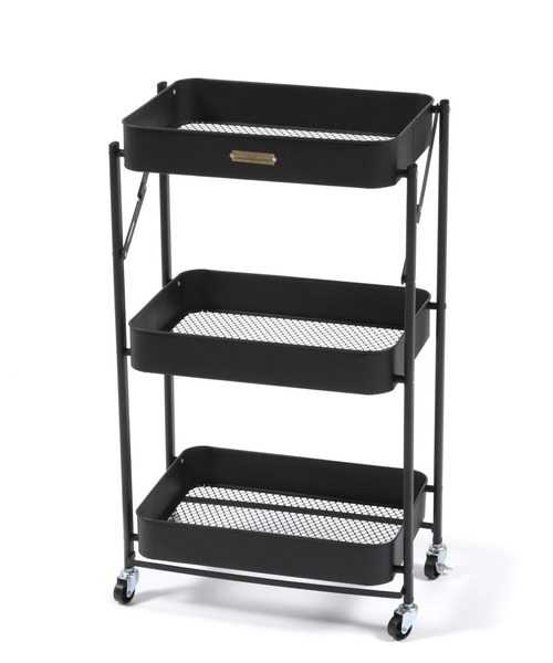 niko and（ニコアンド）の「オリジナル折り畳み3段ワゴン