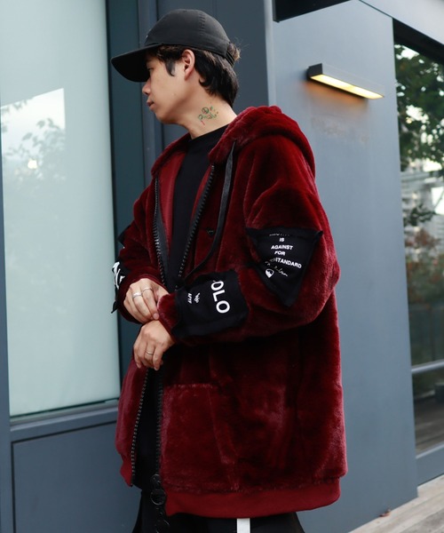 AFYF（エーエフワイエフ）の「AFYF FUR ZIP PK/ビッグシルエット