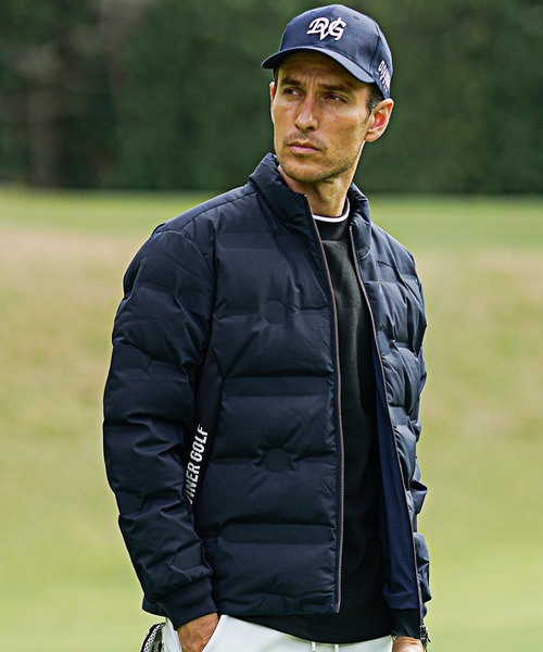 DIVINER GOLF】圧着キルトダウンスタンドジャケット メンズ ゴルフ