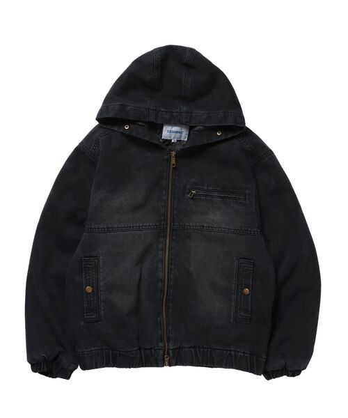SEQUENZ（シークエンズ）】FUR DENIM HOODIE JKT / デニム ジャケット