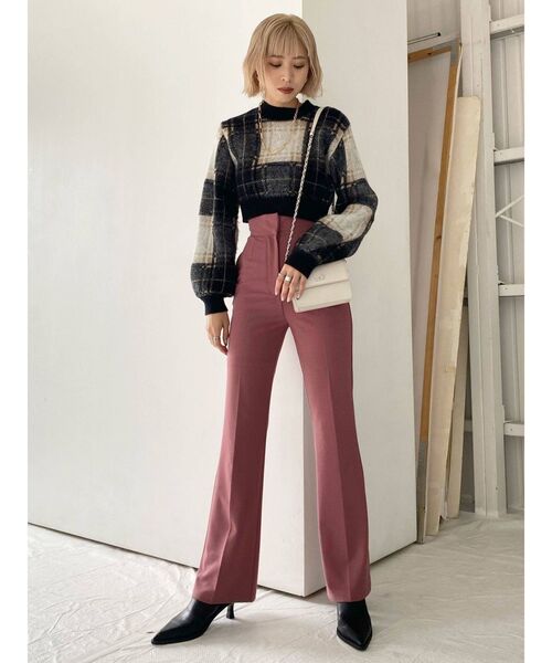 EMODA（エモダ）の「ハイウエストフレアパンツ（その他パンツ）」 - WEAR