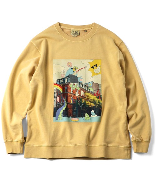 9.4oz ピグメントFISHING スウェットシャツ | ジムマスター（gym