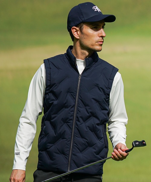 DIVINER GOLF】圧着キルトダウンベスト メンズ ゴルフウェア ダウン90