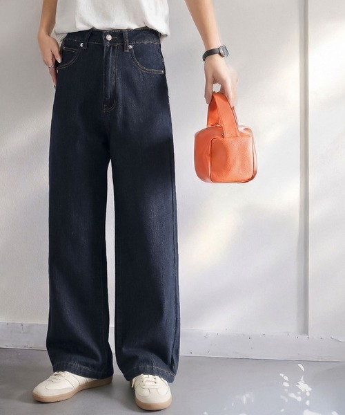 セール】【高身長・大きいサイズ対応/5サイズ展開】美脚見え×ラフさの