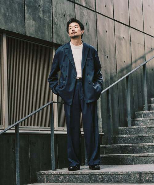 セール】T/Rツイル ダブルワイドセットアップ（セットアップ）｜417