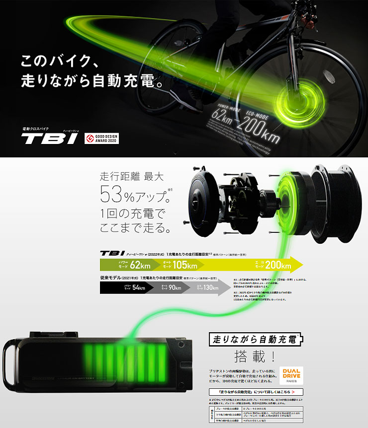 アウトレット】TB1e「TB7B42」27インチ 7段変速 電動自転車 クロス